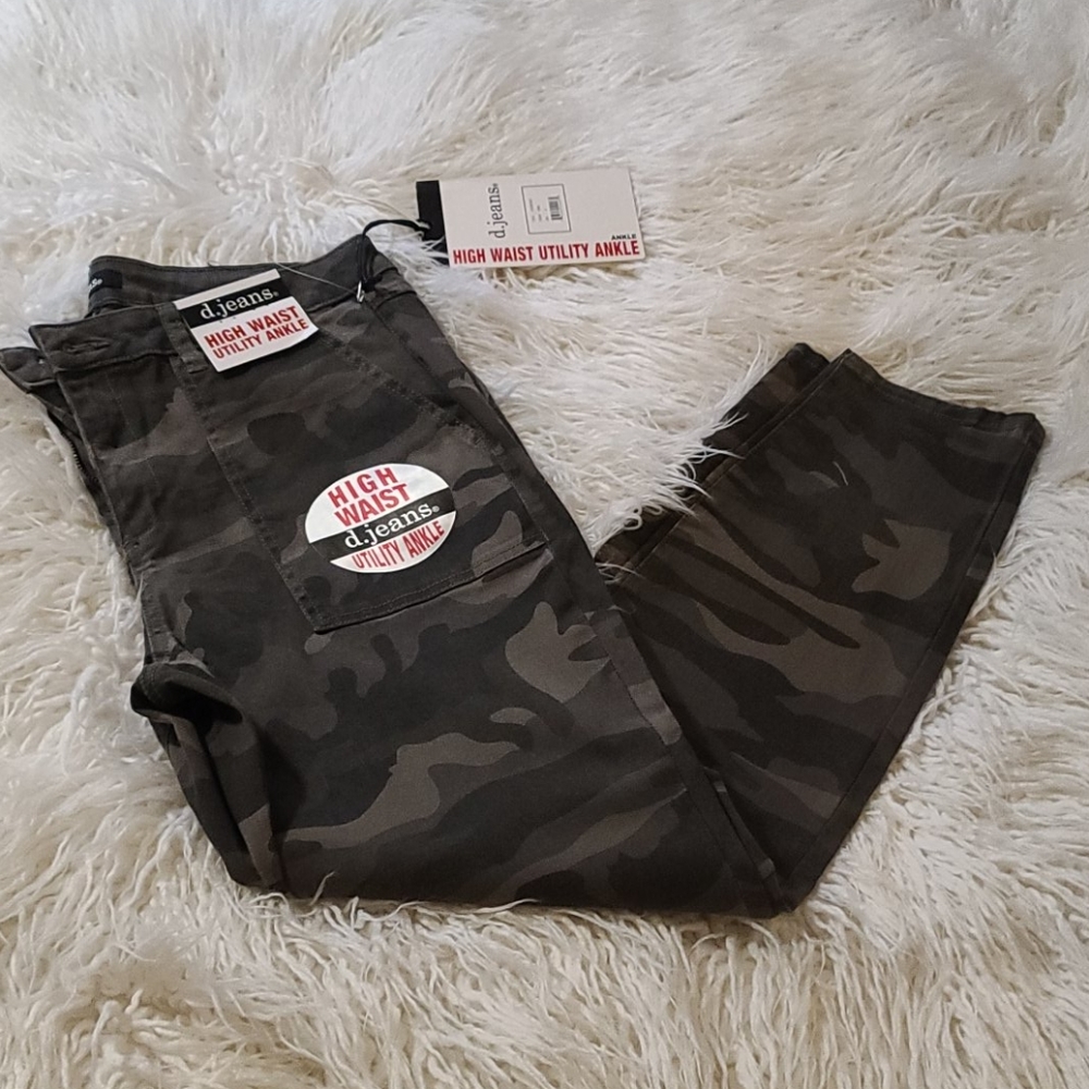 High waisted utility pants